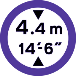 questions - height restriction limit icon